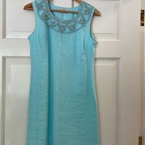 Bella Tu Linen Sheath Dress